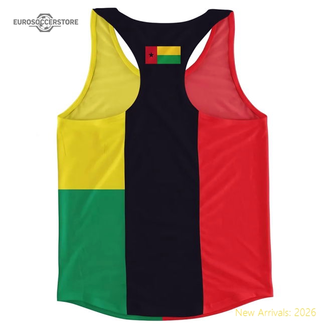 Guinea Bissau Flag Running Vest - Economical - Premium Collection