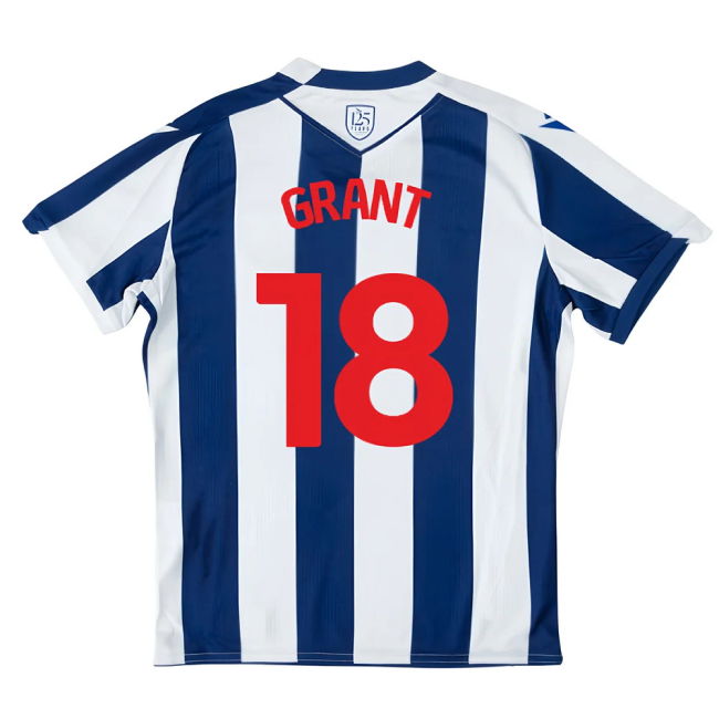 Top Tier Licensed Football West Brom Wba Home Shirt Kids Grant #18...