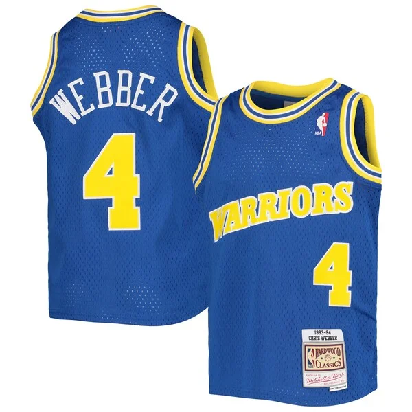 Chris Webber GSW Swingman Jersey - high-quality NBA basketball