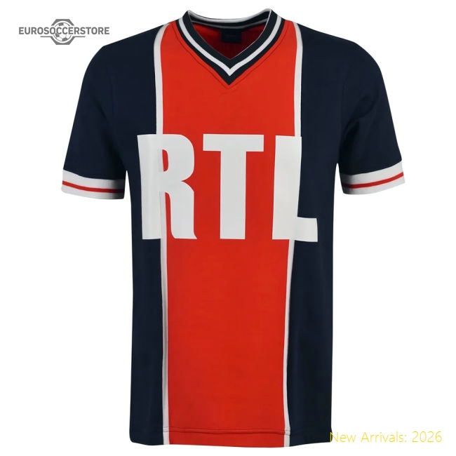 Teams,Psg Club Paris 1976-79 Retro Football Shirt Supporter
