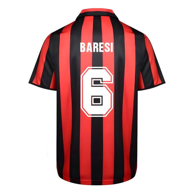 Authentic Red And Blacks Primary Kit A. Milan #1988 Great Price (v8)