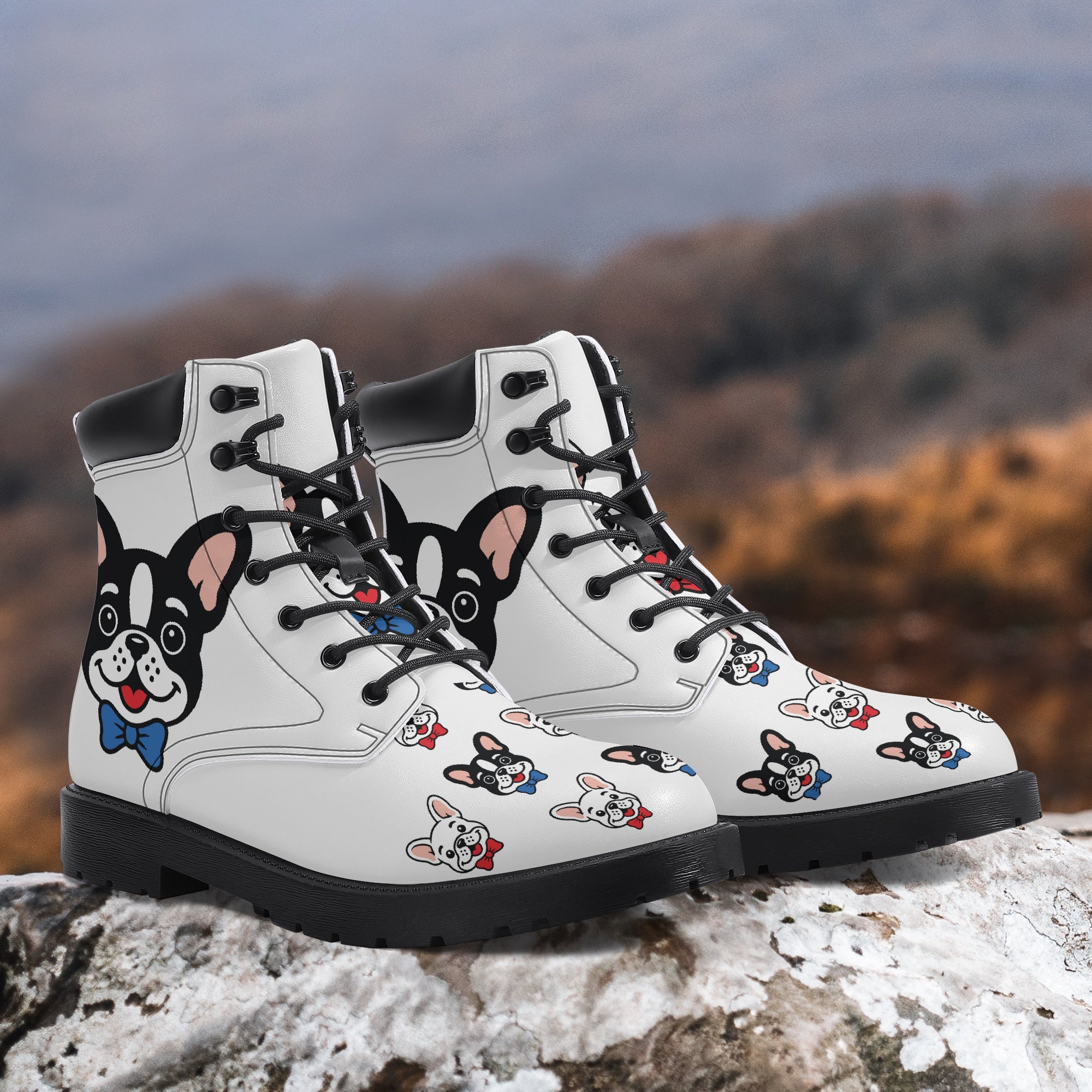 Culture-Inspired Duncan - Casual Leather Boot for Pet Enthusiasts