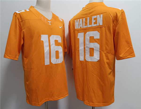 Men's None Orange 2024 breathable Morgan Wallen #16 durabl Jersey