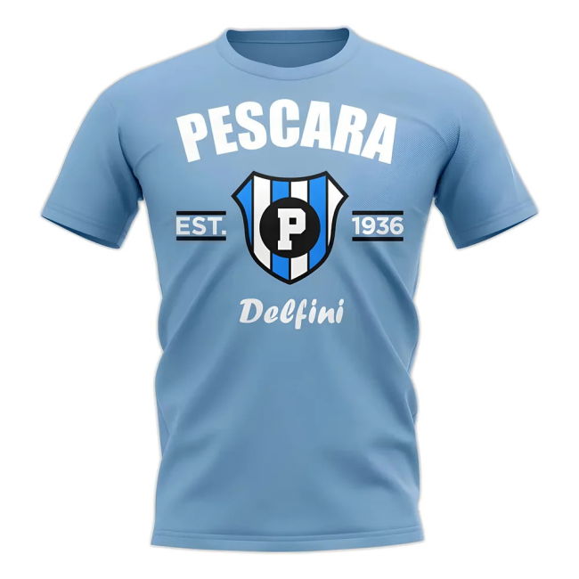 Pescara Official 2025-2026 Established Shirt (Sky) | High Quality