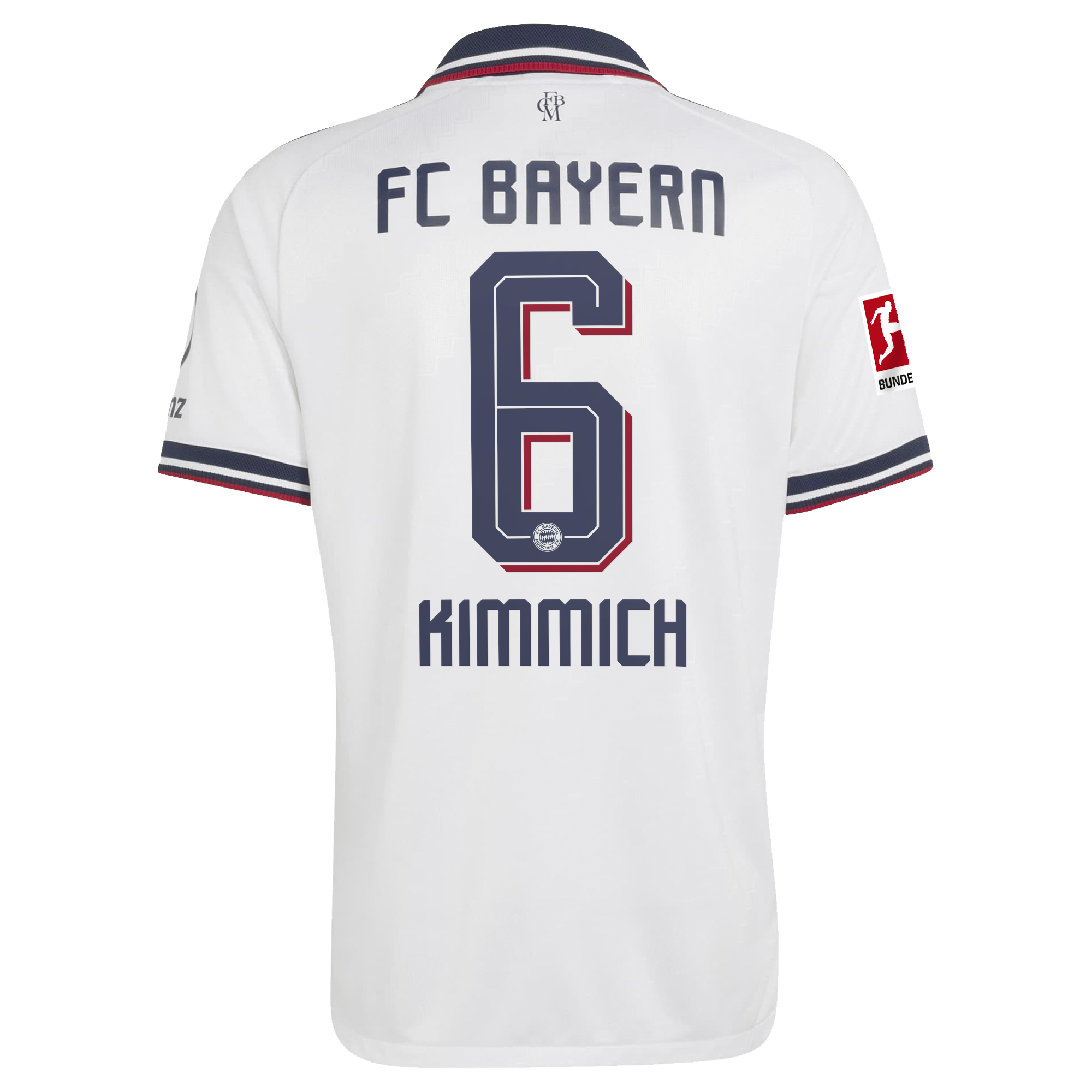 [LK] Joshua Kimmich Bayern Munich 2026/27 Away On-Field Authentic Jersey - White
