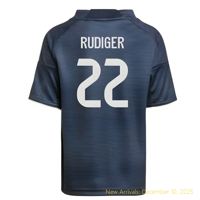 2025-2026 Real Madrid RM High-Quality Away Mini Kit (Rudiger 22)
