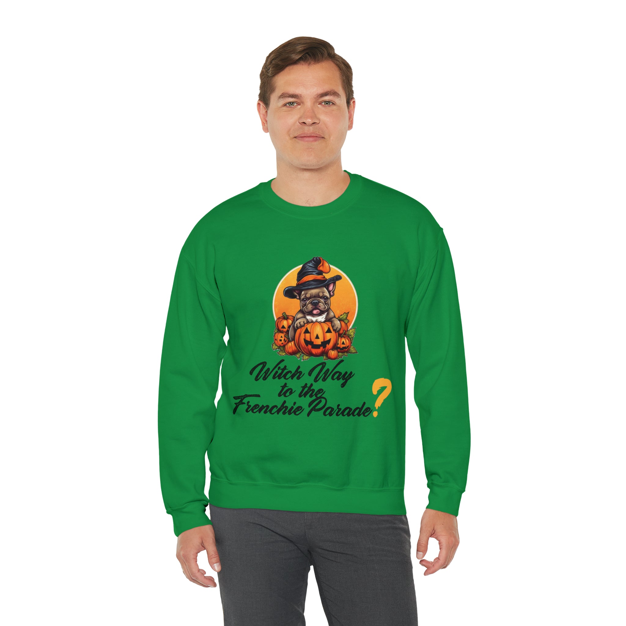French Bulldog Witch Way Halloween Unisex Sweatshirt Comfy Pet Product