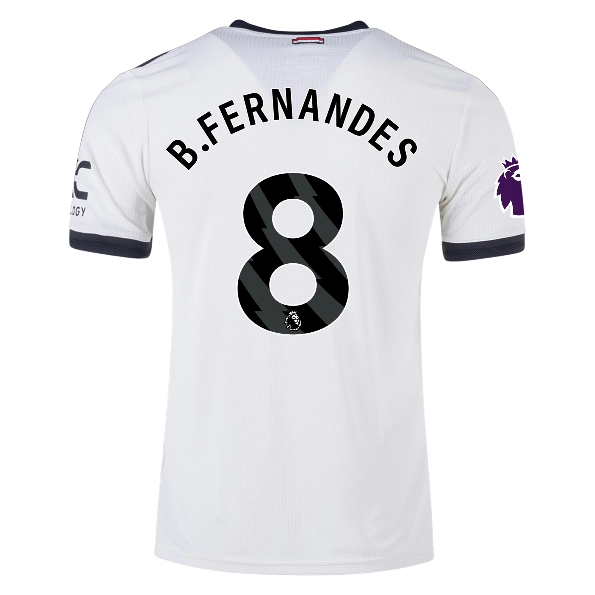 Buy Bruno Fernandes Manchester United Authentic Third Soccer Jersey 24/25 EPL Off White
