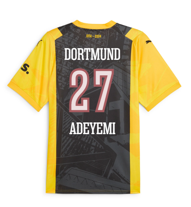 Borussia Dortmund ADEYEMI 27 50th Anniversary Commemorative Jersey 23-24