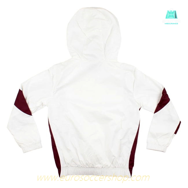 2023-2024 Man City Pre-Match Woven Anthem Jacket (White) - Kids