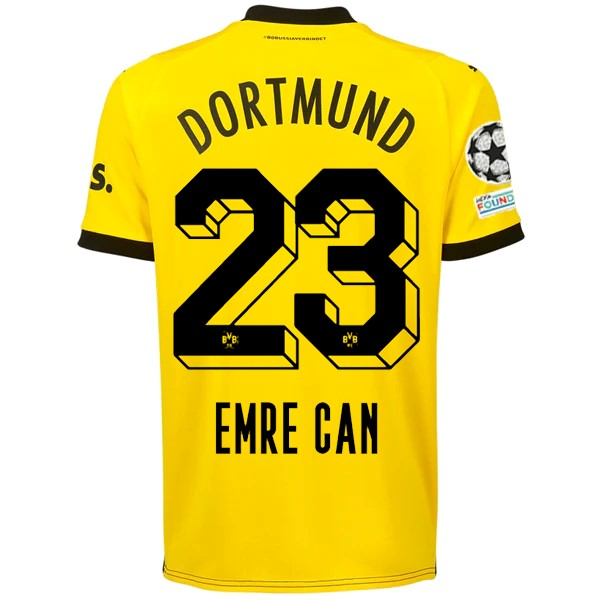 Borussia Dortmund Can 2023-2024 UCL Home Jersey – Authentic Shirt