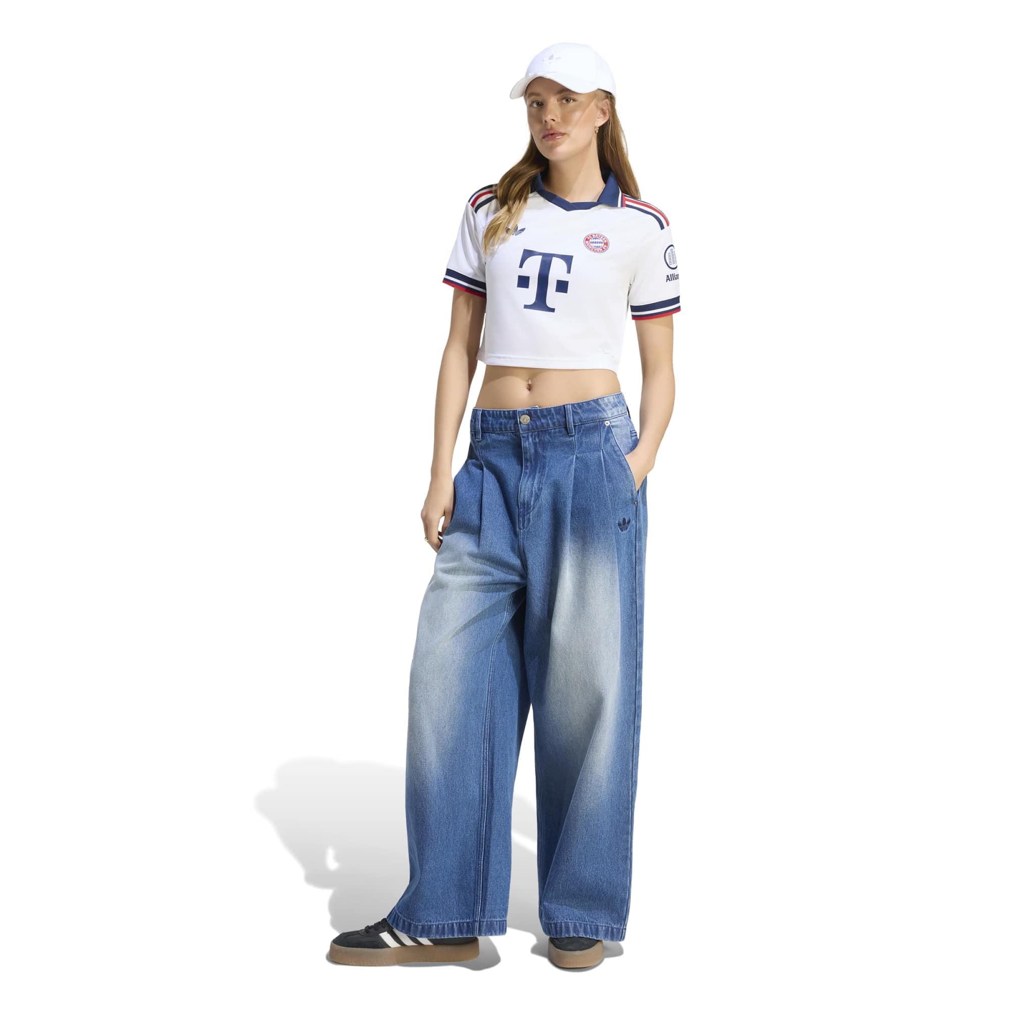 [SJH] Bayern Munich Women's 2026/27 Away Cropped Replica Jersey - White