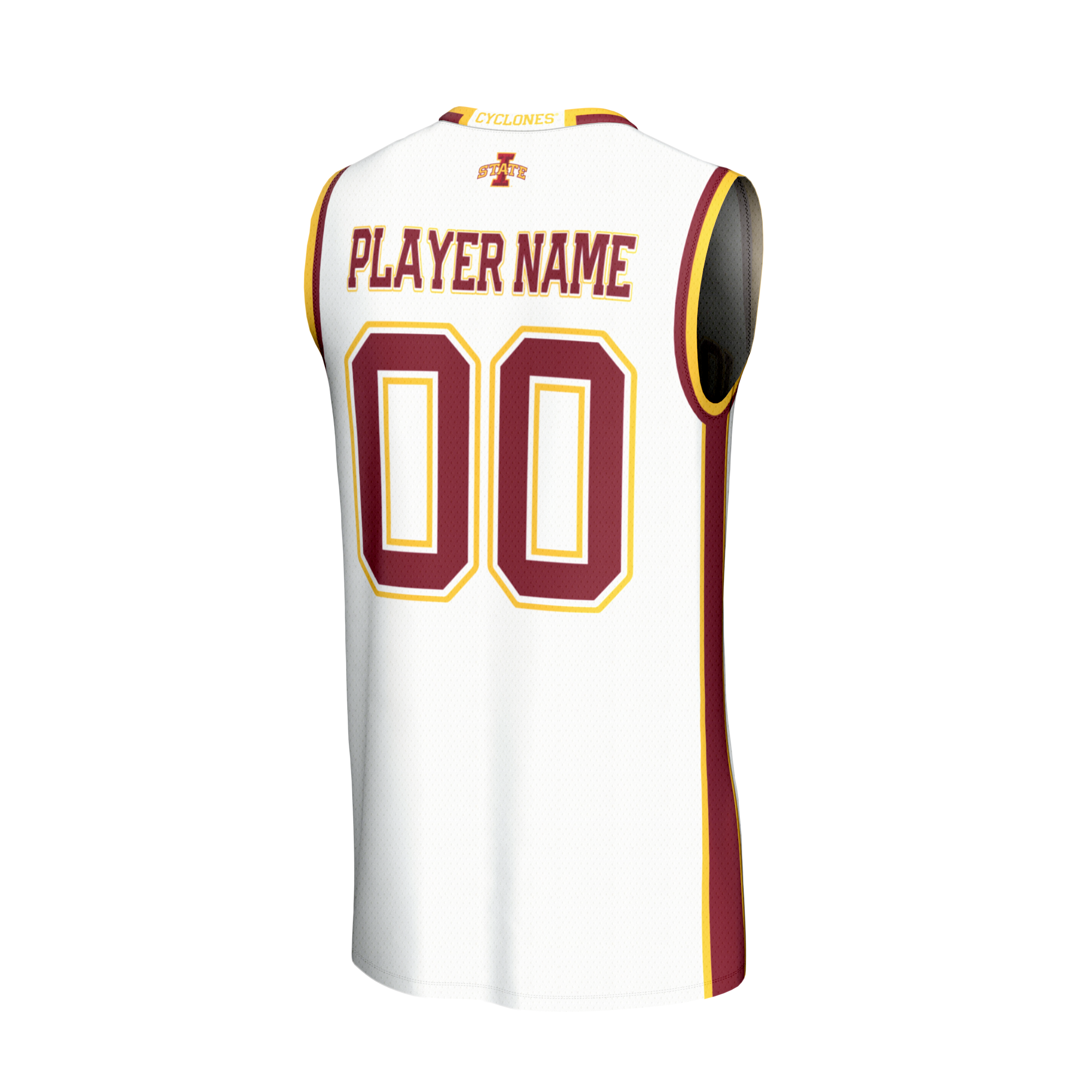 [NJP] Iowa State Cyclones GameDay Greats Youth Lightweight Collegiate Men's Basketball NIL Pick-A-Player Fashion Jersey - White
