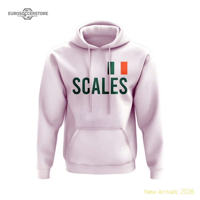 Liam Scales Ireland Name Hoody (White)