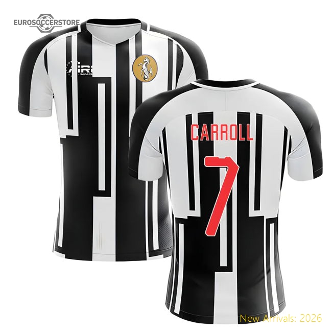 2025-2026 Newcastle Home Concept Football Shirt (Carroll 7)