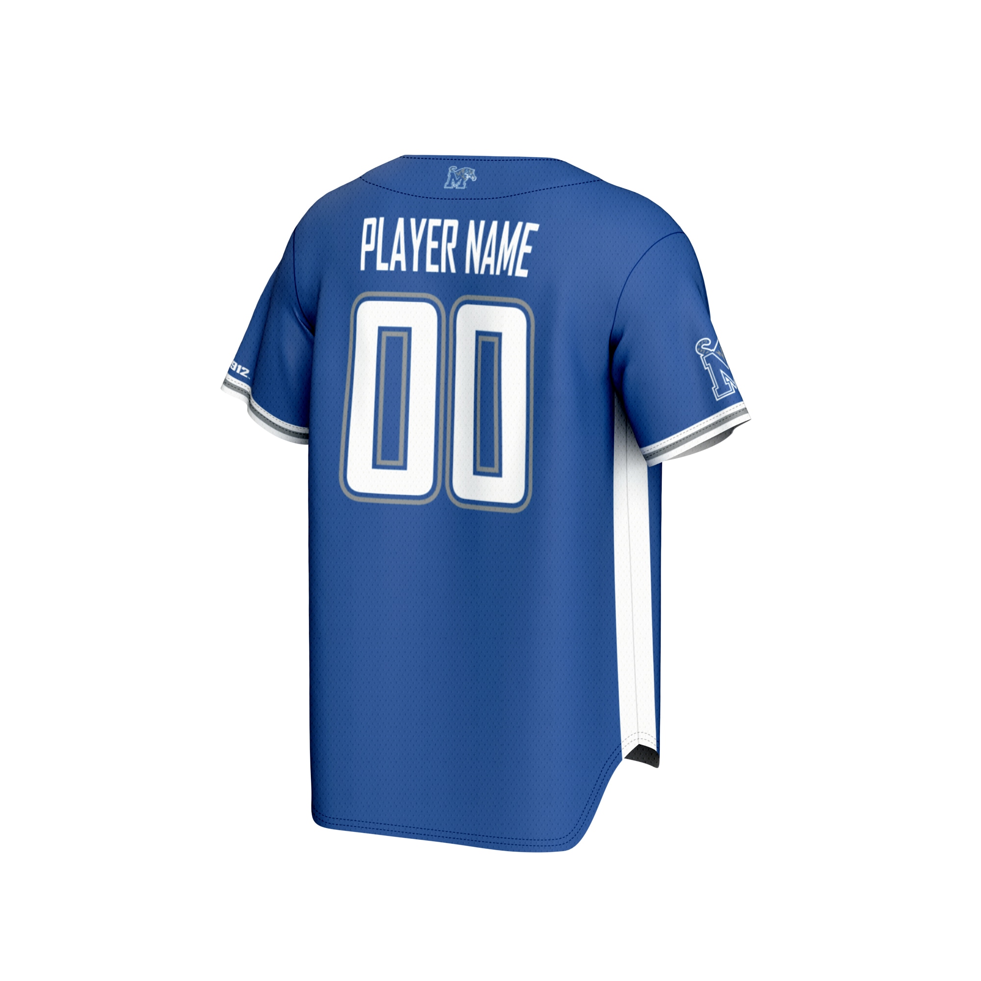 [NJP] Memphis Tigers GameDay Greats Unisex Lightweight Collegiate Baseball NIL Pick-A-Player Fashion Jersey - Royal