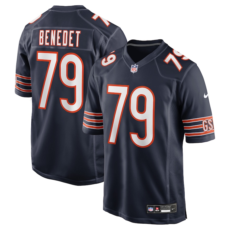 None Theo Benedet CHI Bears Legendary Officially Licensed Jersey