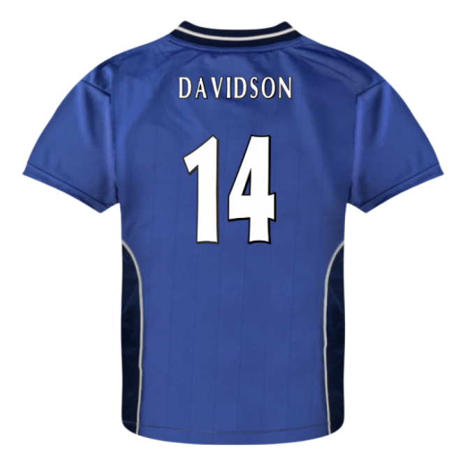 Top Tier Replica Leicester Home Retro Shirt Davidson #14 New Relea...