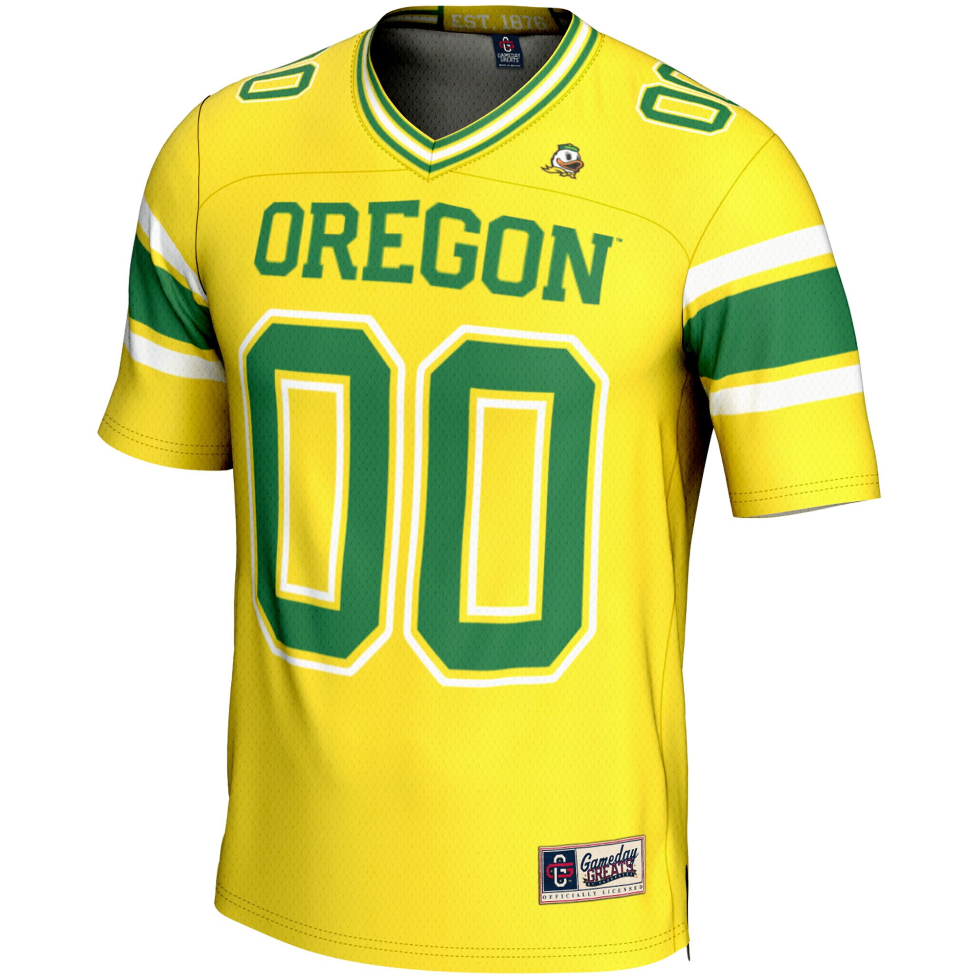 [DDG] Oregon Ducks GameDay Greats NIL Pick-A-Player Football Jersey - Yellow