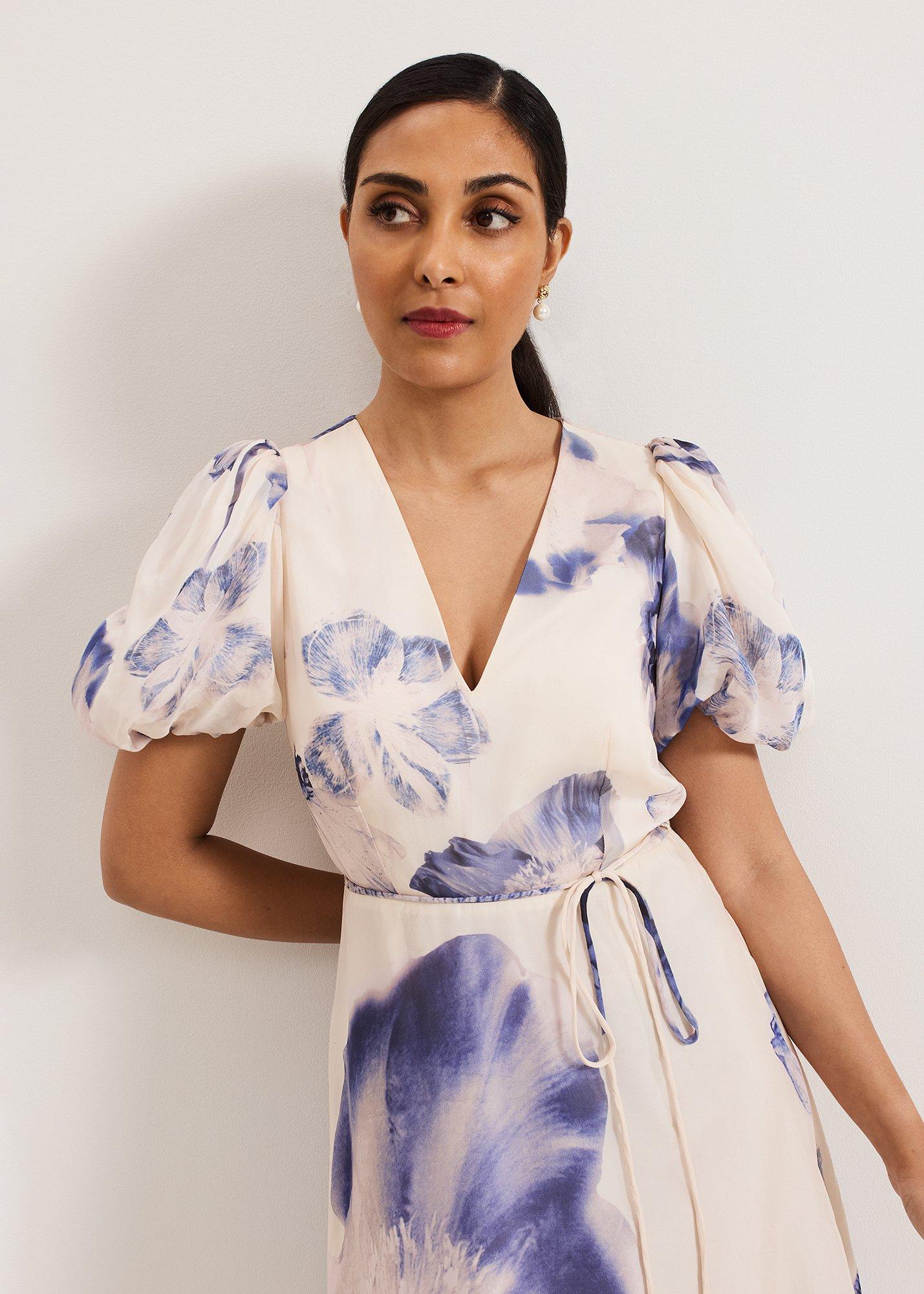 Petite Lizzie Floral Midi Dress