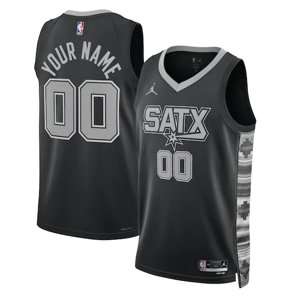 San Antonio SAS Swingman Jersey - stylish Basketball - Black