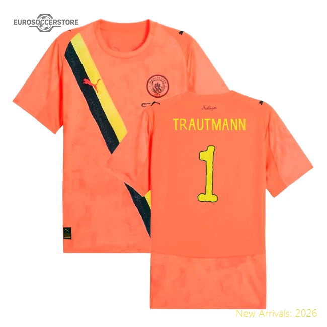 High-end Manchester City Shirt Trautmann Jersey 2025-2026