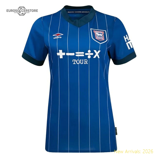 Official 2024-2025 Ipswich Town Home Shirt (womens) - Premium Quality