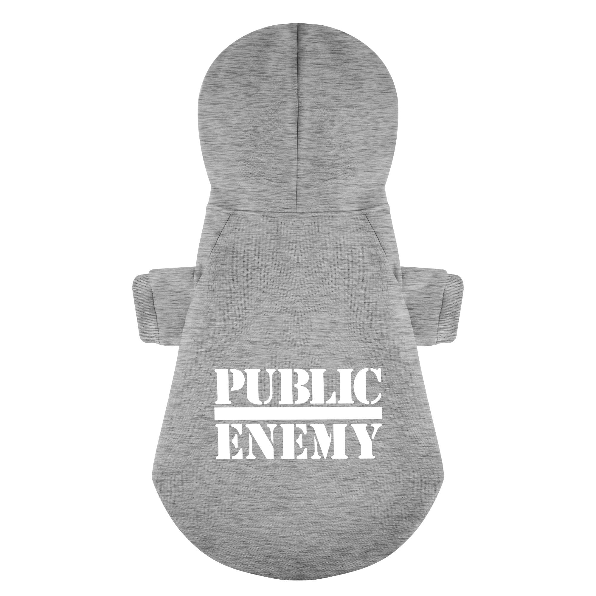 PUBLIC ENEMY - Personalized French Bulldog Hoodies with Funny Quotes – Stylish, Cozy, and Premium 100% Cotton