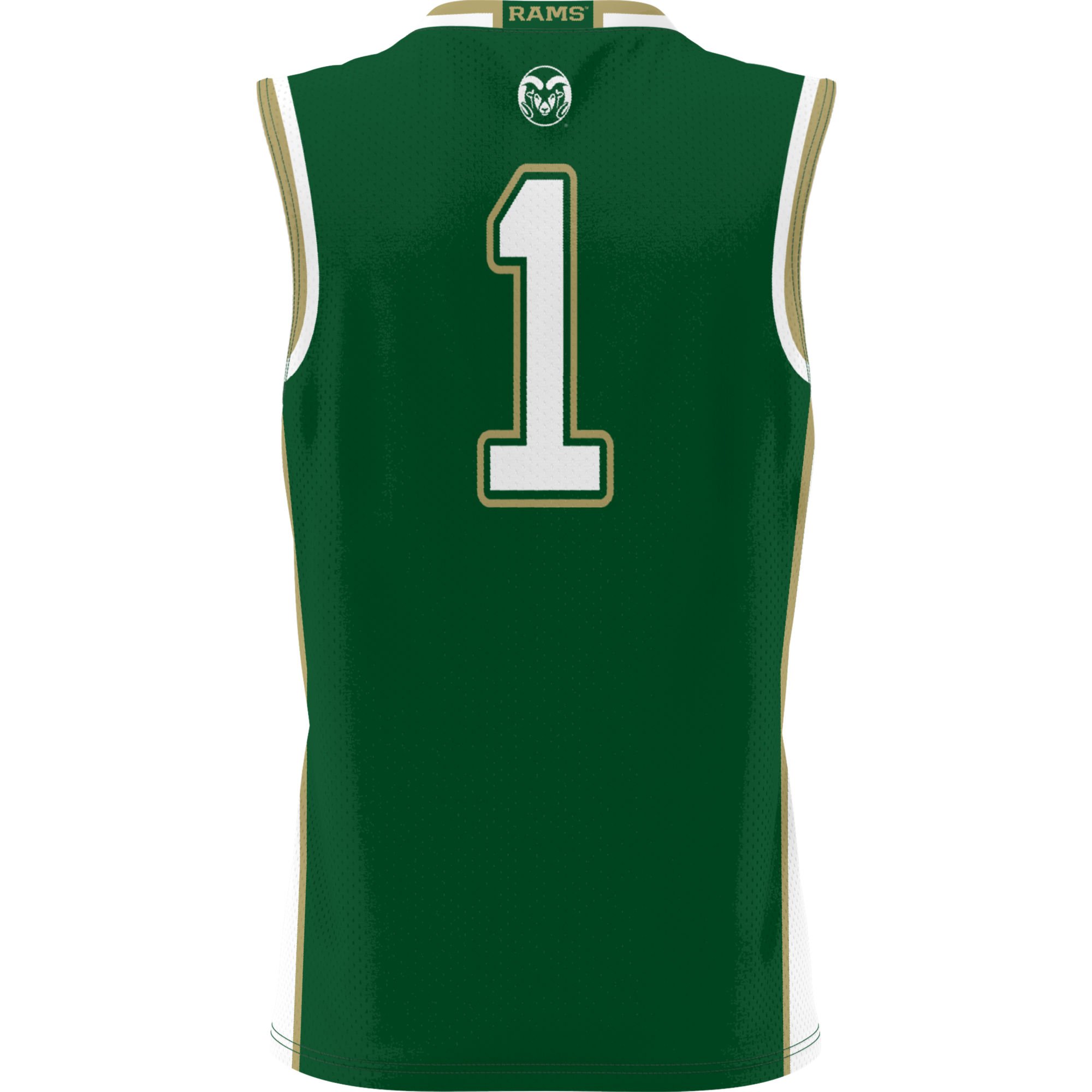 #1 Colorado State Rams GameDay Greats Youth Lightweight Basketball Jersey - Green