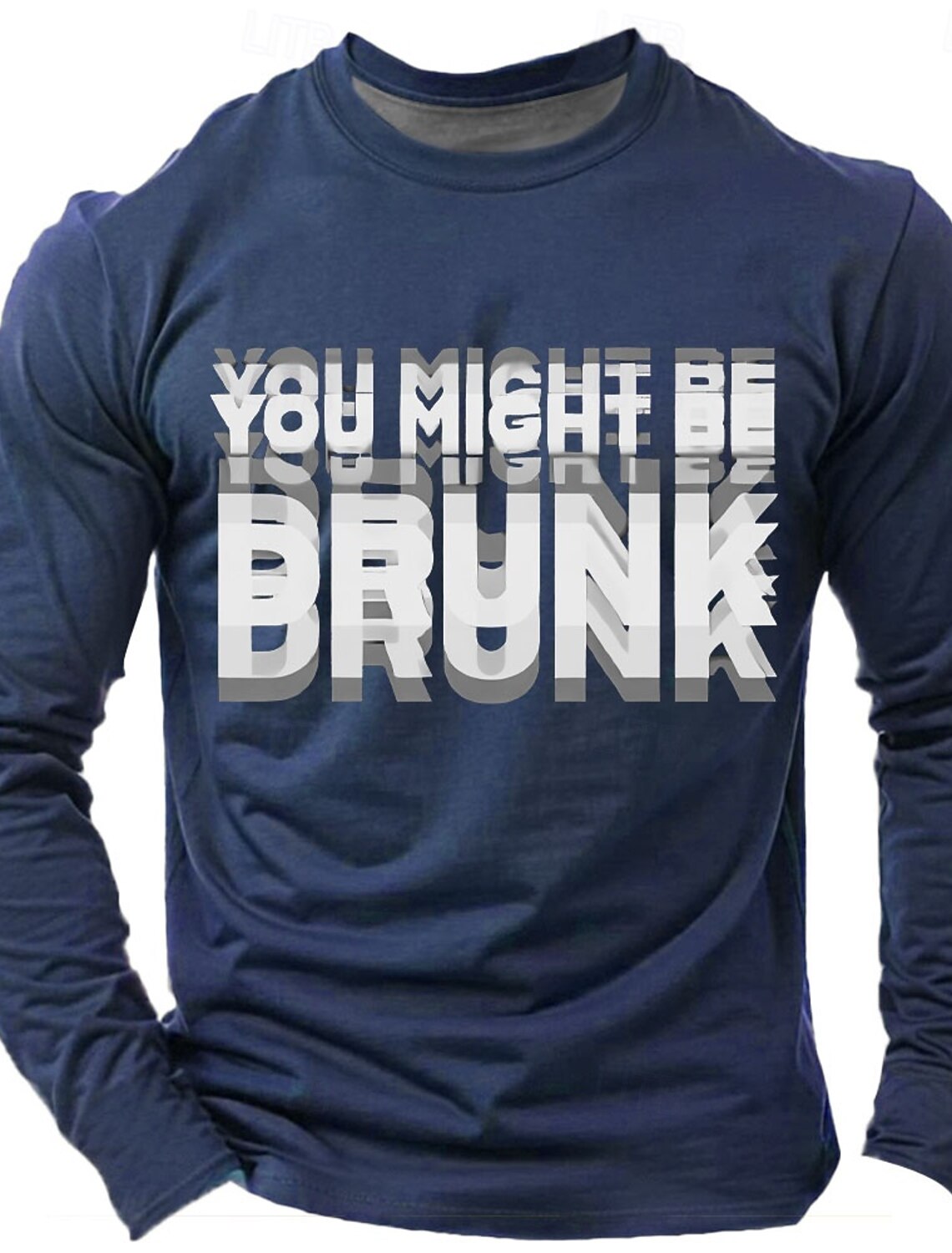 Mens Funny Graphic T-Shirt - 'You Might Be Drunk' Short Sleeve