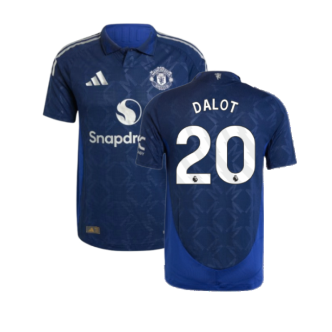2024-2025 Man Utd Authentic Away Top (Dalot 20)