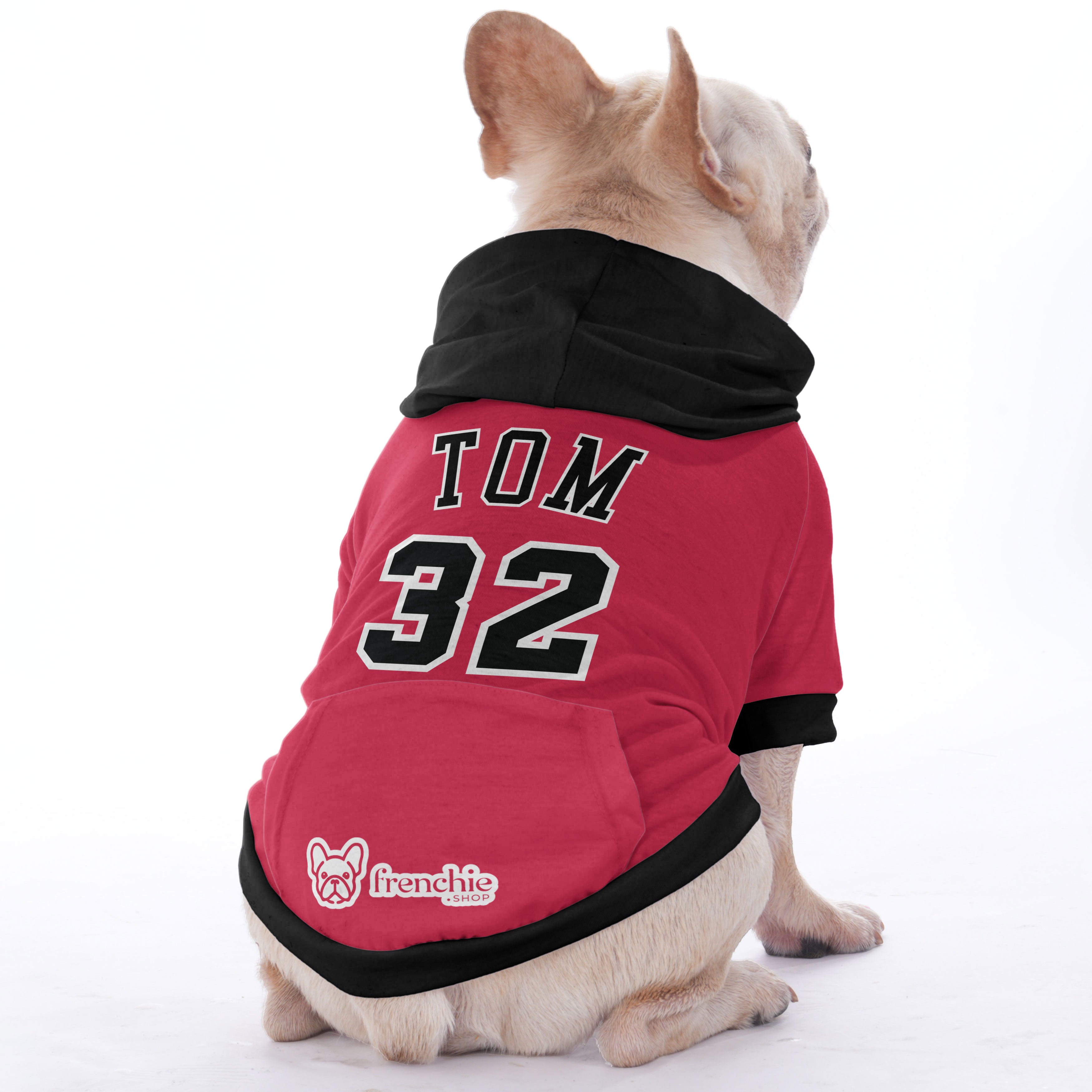 High-Quality Customizable French Bulldog Hoodies With Your Pet’s Name...