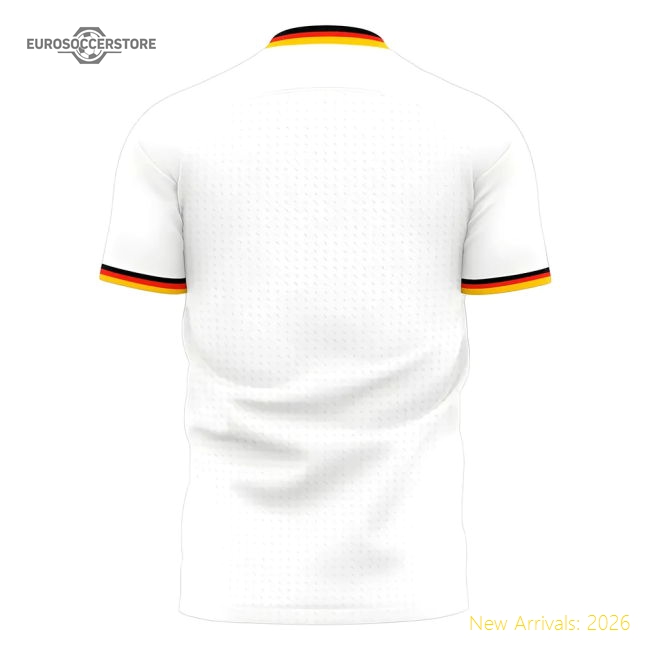 Authentic Germany 2025-2026 Home Short Sleeve Shirt Timeless Comfort