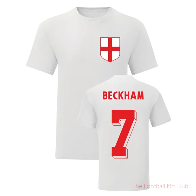 David Beckham England National Hero Tee (White)