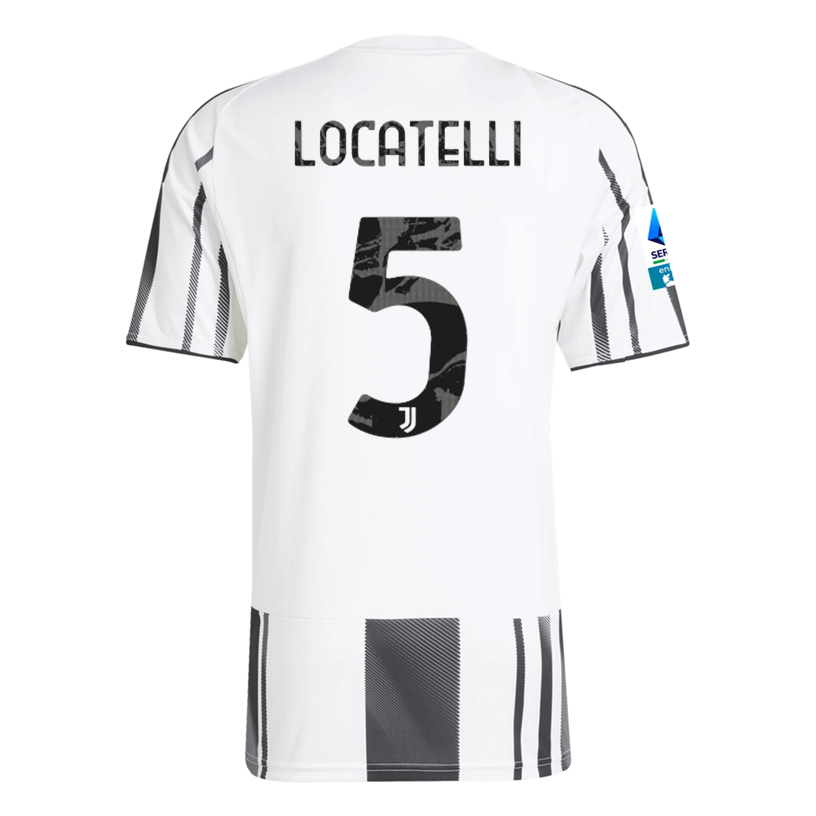 Juventus Locatelli 2025-2026 Ser Home Jersey – Authentic Shirt