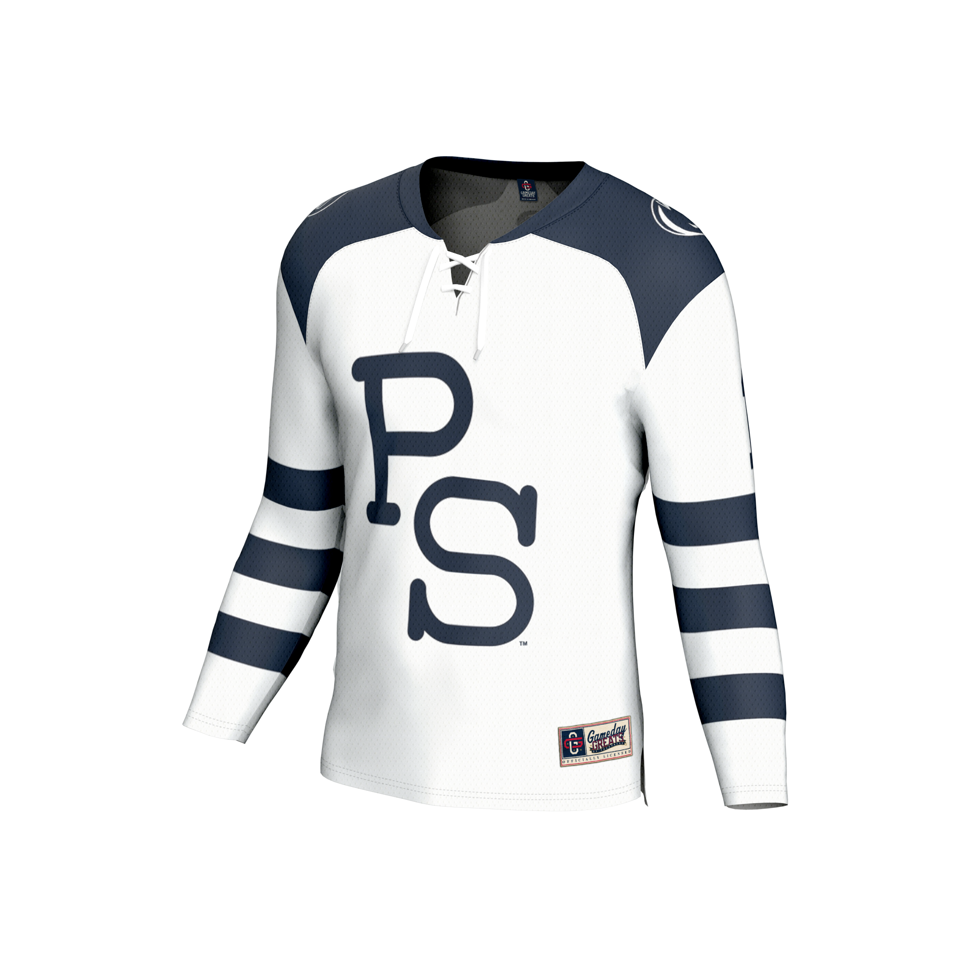 [DDG] Penn State Nittany Lions GameDay Greats Youth Lightweight Hockey Fashion Jersey - White