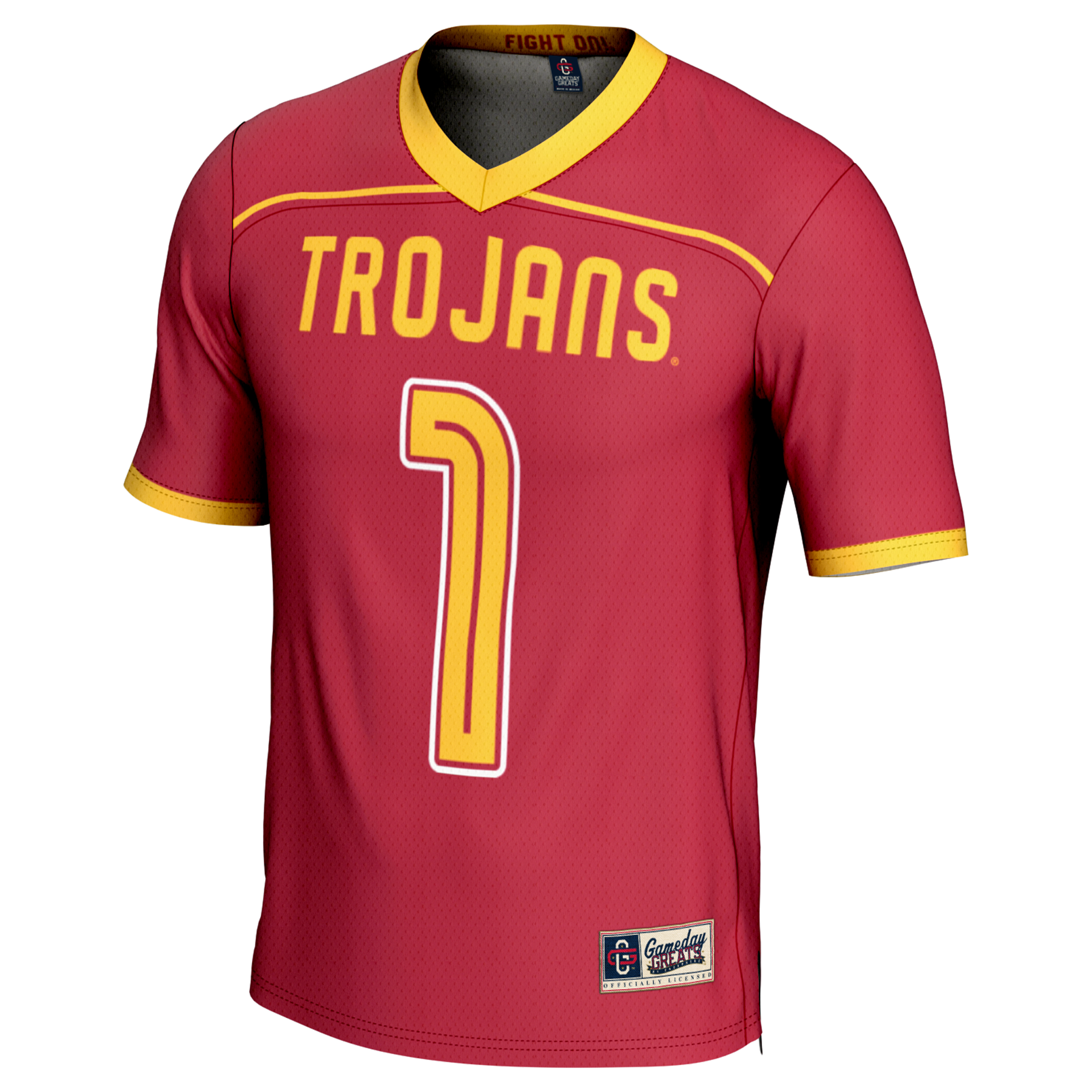 [NJP] USC Trojans GameDay Greats Lightweight Lacrosse Fashion Jersey - Cardinal