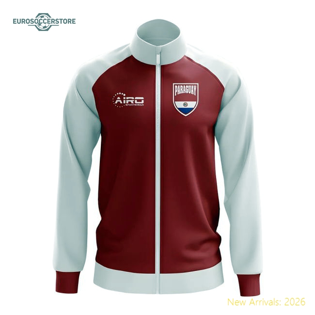 Paraguay Concept Football Track Jacket (Red) - Kids