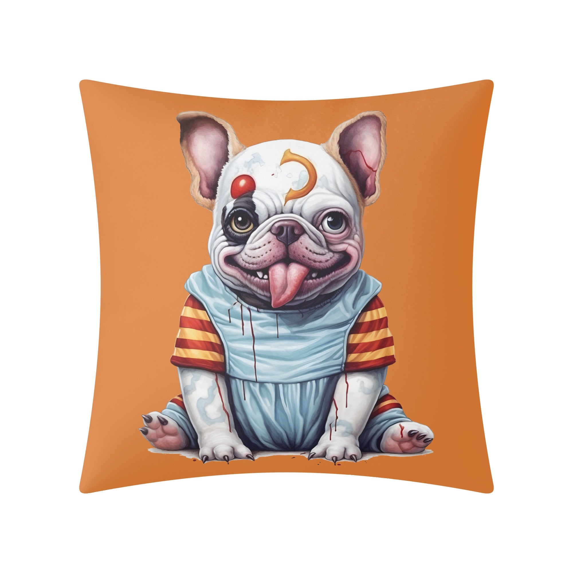 Trendy Chucky Doll Style - Pillow Cover for French Bulldog Lovers
