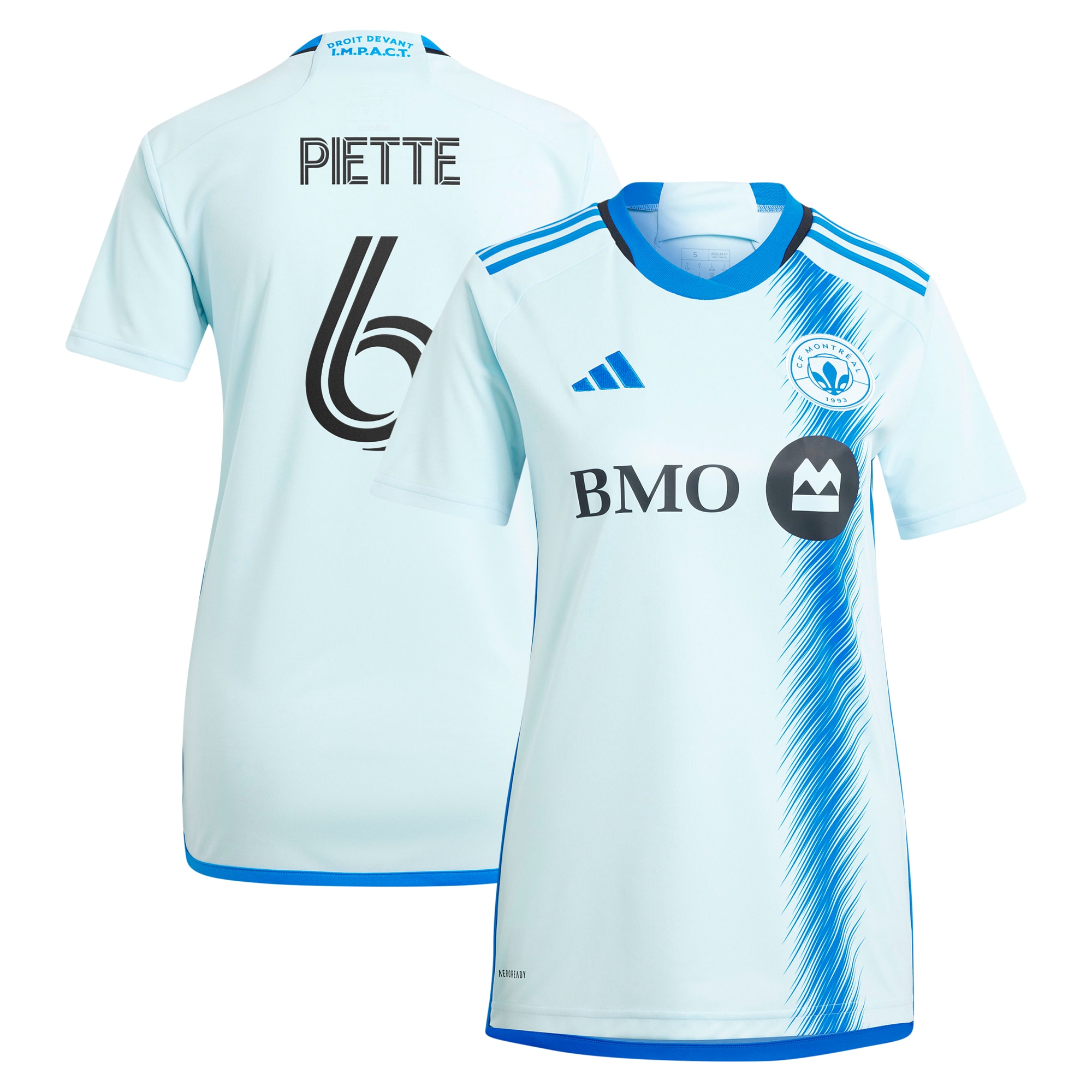 [SJH] Youth Samuel Piette CF Montreal Women's 2024 La Main Replica Player Jersey - Light Blue