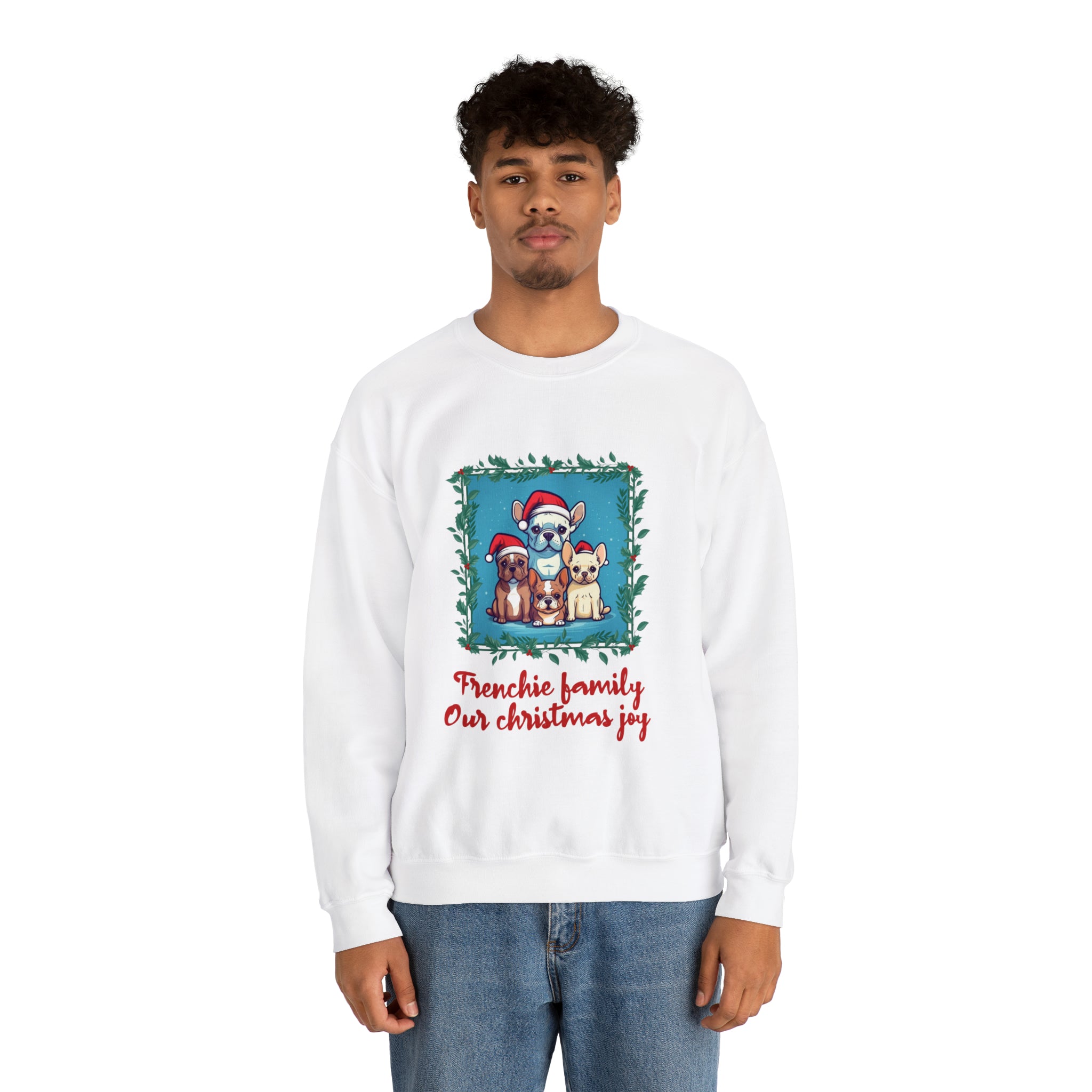Frenchie Family Sweater - Stylish Unisex Sweatshirt Everyday Use