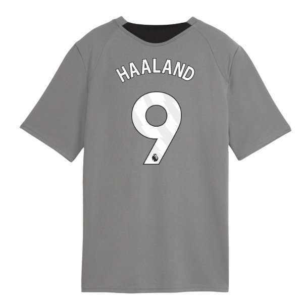 [HP] 2026-2027 Man City Training Jersey (Cast Iron) - Kids (Haaland 9)