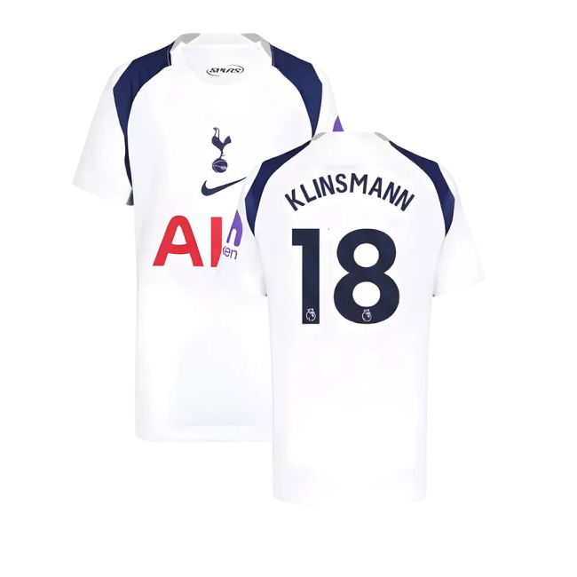 2025-20 Tottenham Home Jersey Klinsmann #18 L M S Kids