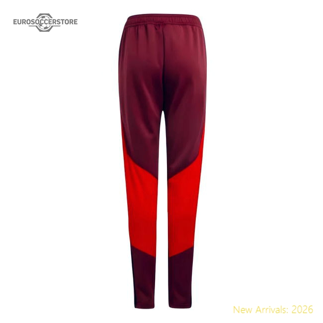 Superior Top-Grade 2023-2024 Man Utd EU Training Pants Burgundy