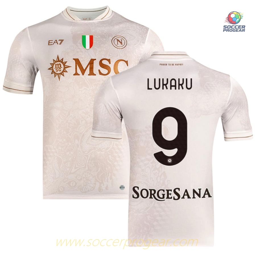Naples Away Soccer Football Shirt 2025/26 Collection Lukaku