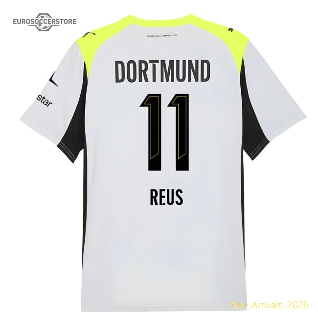 Trending 2025-2026 Borussia Dortmund Away Shirt (Reus 11)