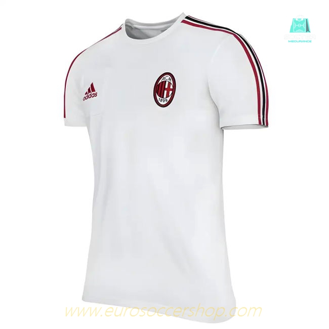 2017-2018 AC Milan Adidas Training Tee (White) - Kids