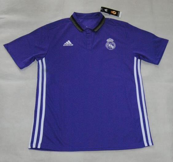 Real Madrid 2016-17 Purpel Polo Shirt - Official Replica 24419