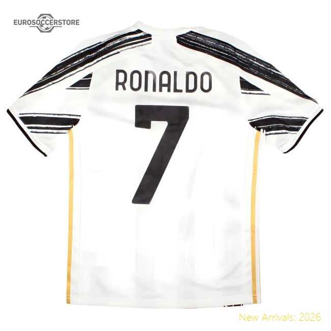 Juventus 2020-21 Home Fan Version For Adults Ronaldo #7 Game Day Jersey