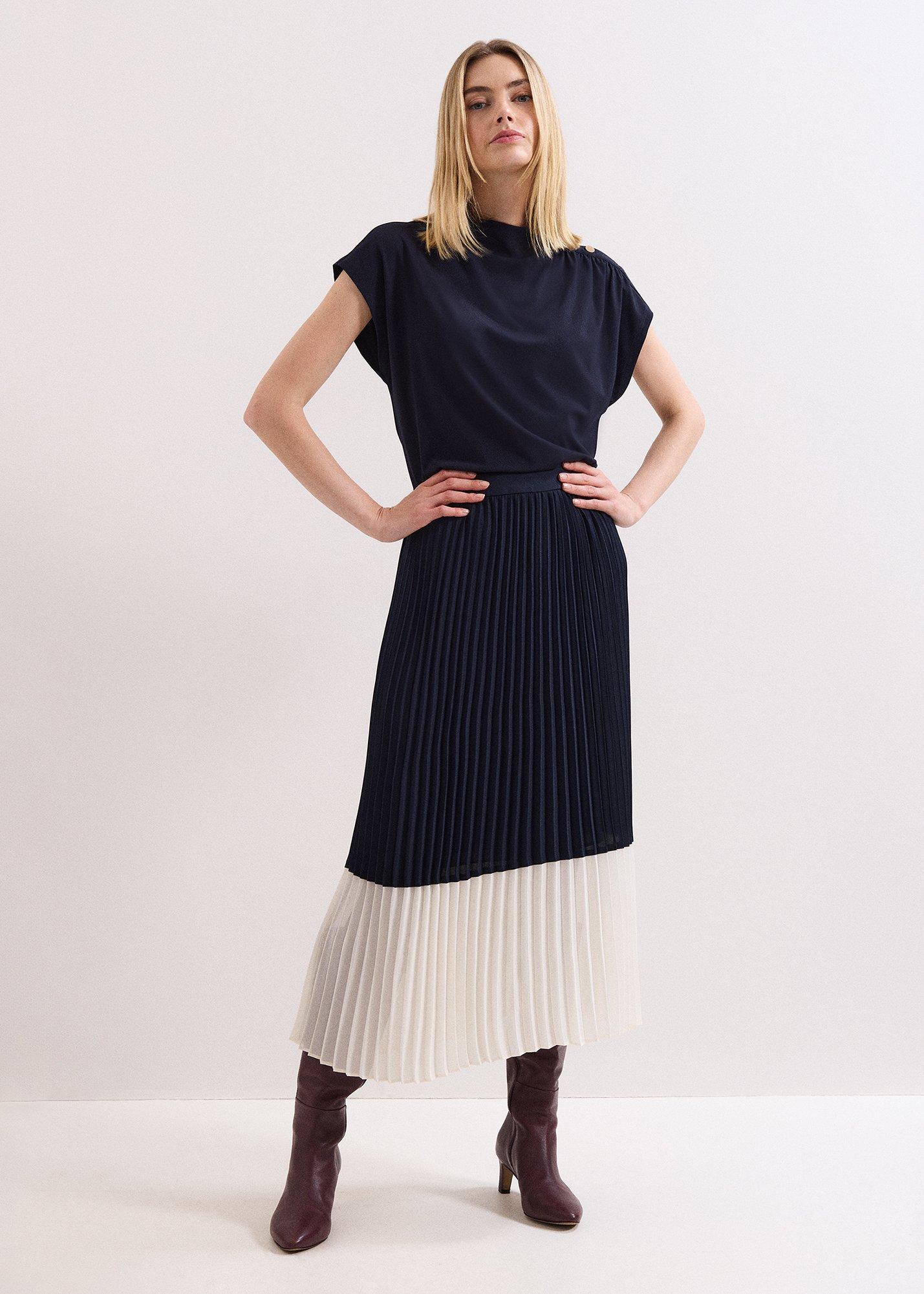 Petite Eleanor Colour Block Skirt